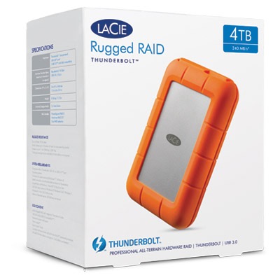 LaCie 4TB Rugged RAID Thunderbolt and USB 3.0 - Salon Pro Sales